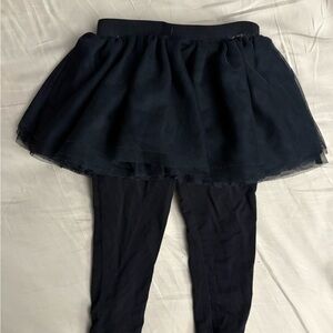 Little Sleepies Black Tutu Skirt Leggings